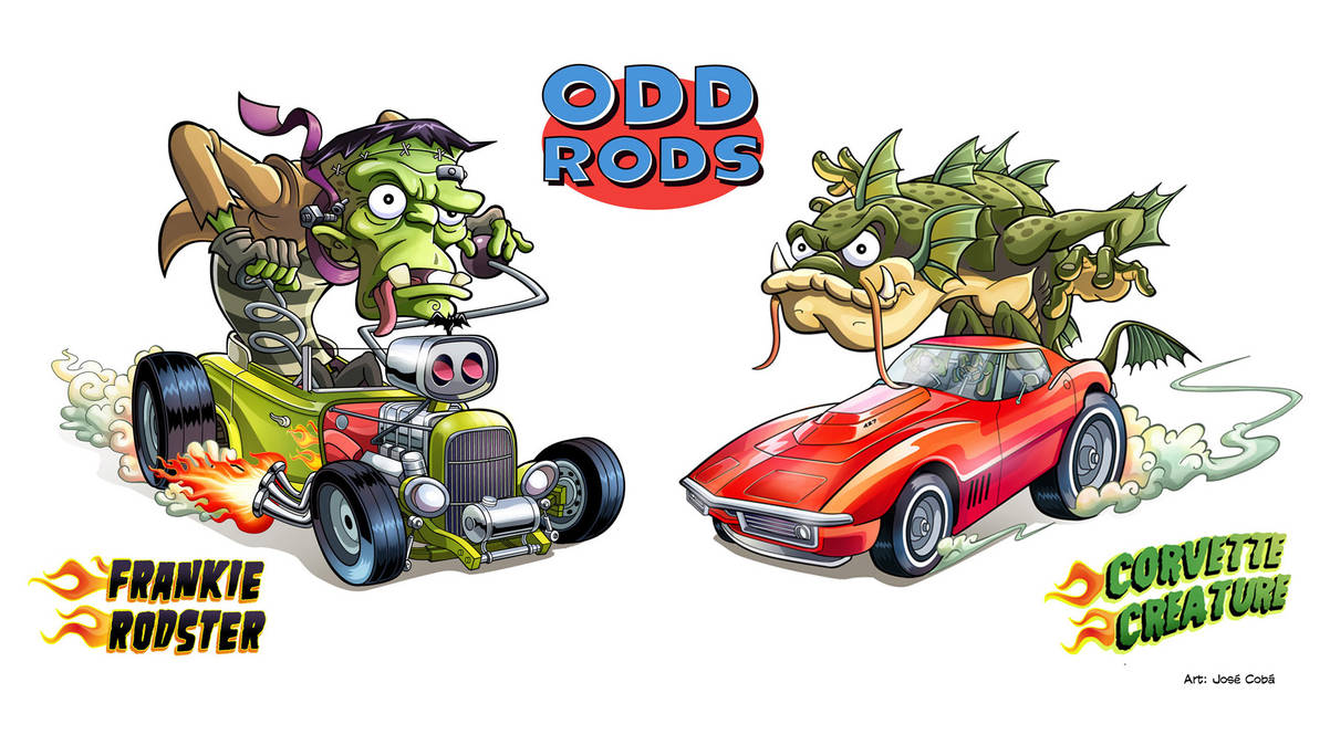 ODD RODS CHARACTERS by VdVector on DeviantArt