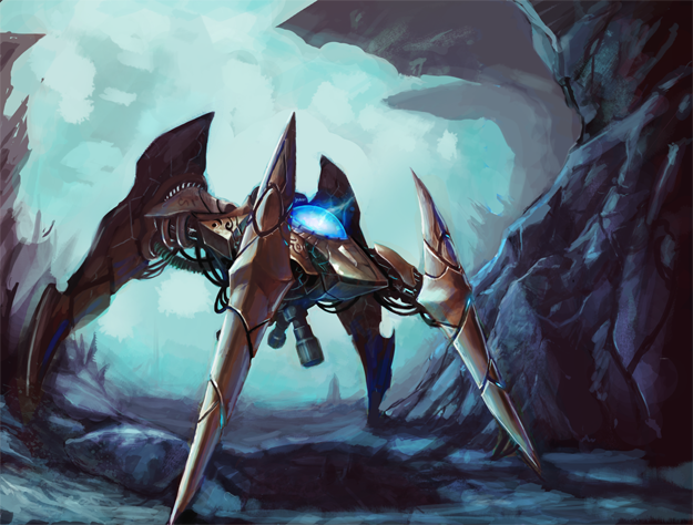 Protoss Writing Protoss Dragoon 2007 by artquest7 on DeviantArt