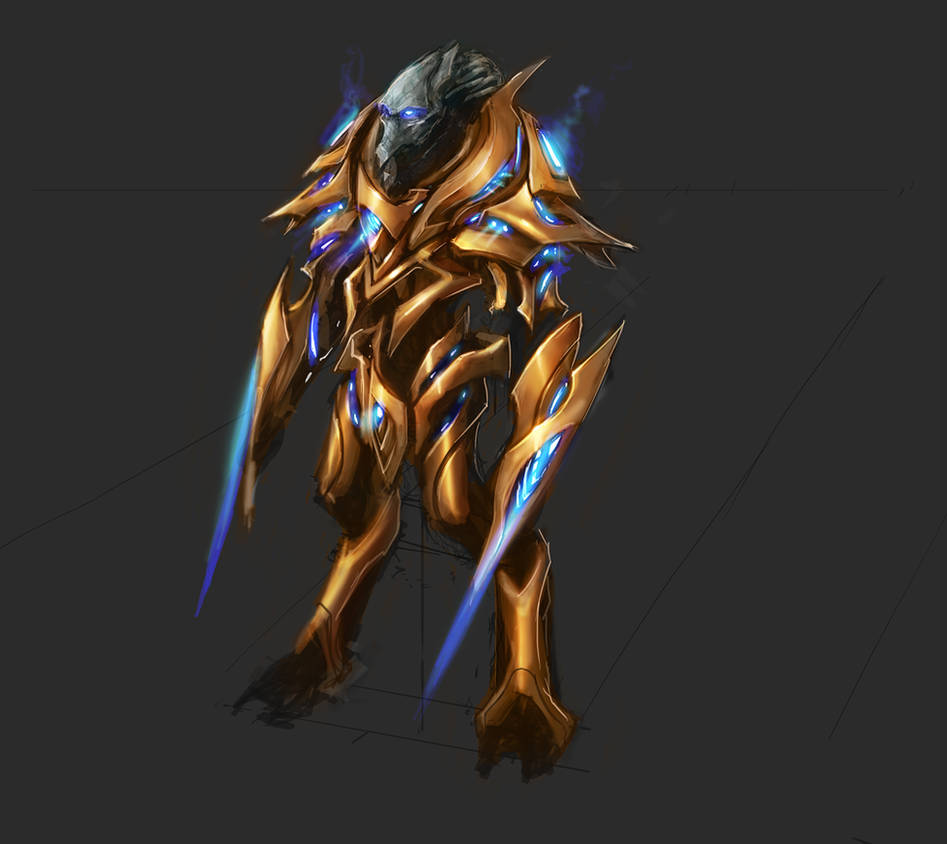 Protoss sketch 2013 by artquest7 on DeviantArt
