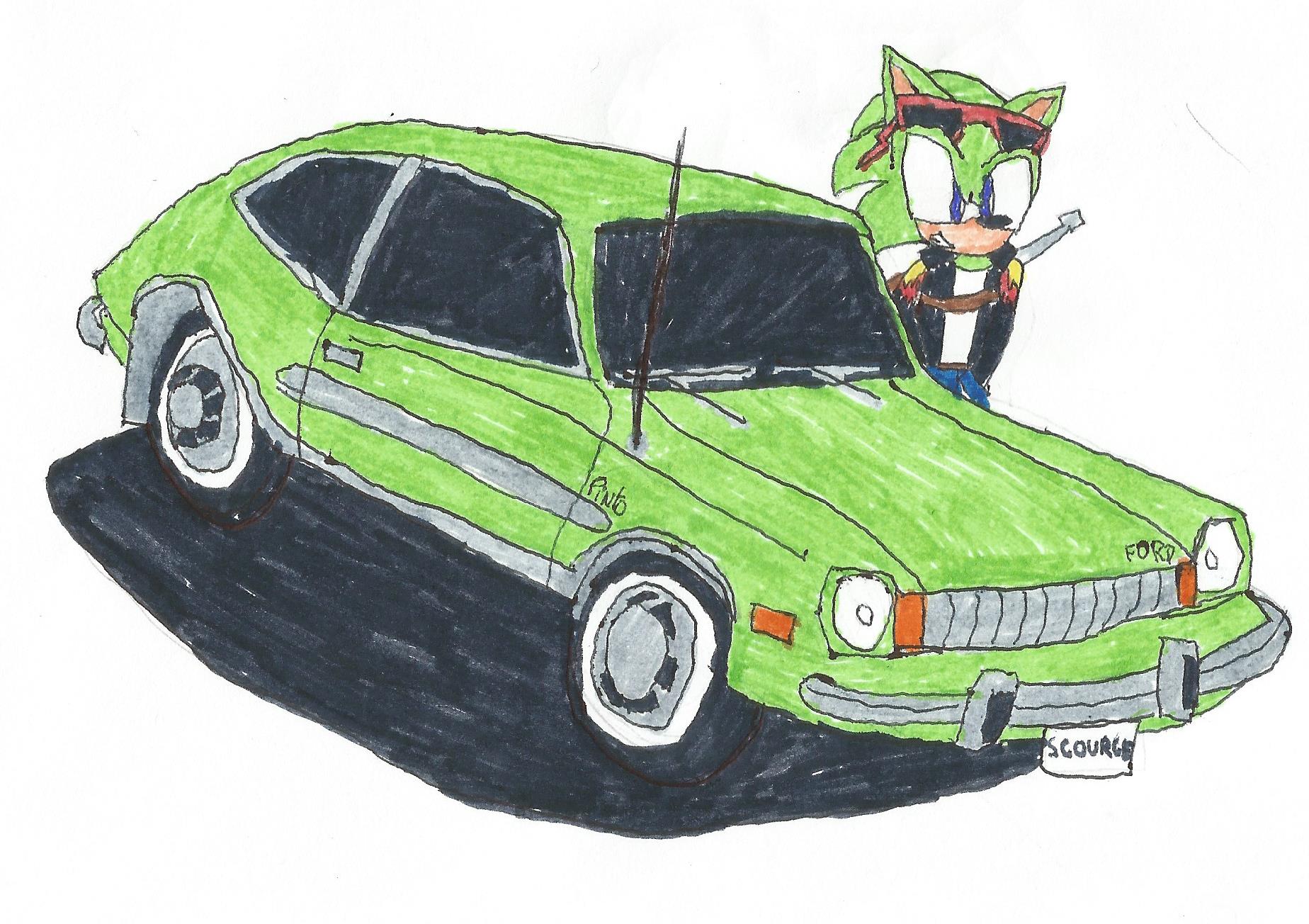 Scourge and his 1973 Ford Pinto Runabout