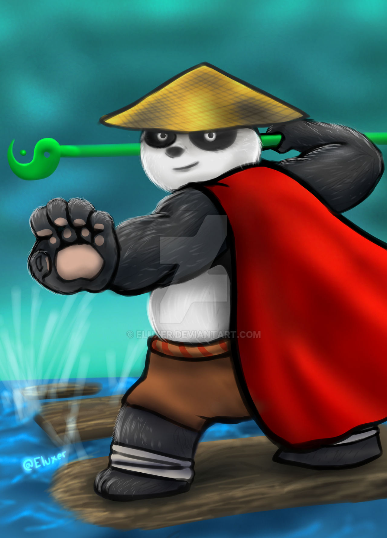 Po Character Po - Kung fu Panda by Eluxer on DeviantArt