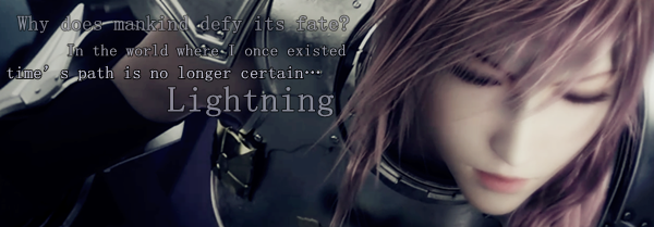 Lightning FFXIII-2 siggy by SnowFFXIII on DeviantArt