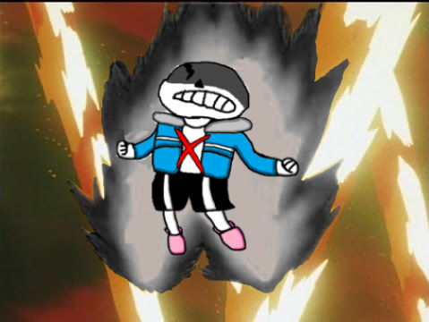 LB Sans In Namek Explosion by JoelFormaglio on DeviantArt