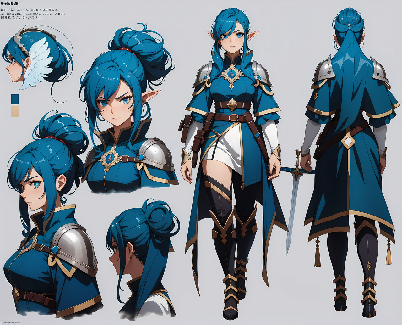 blue elf by NopiZera on DeviantArt