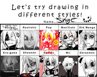 Pixiv Style Meme: Skye