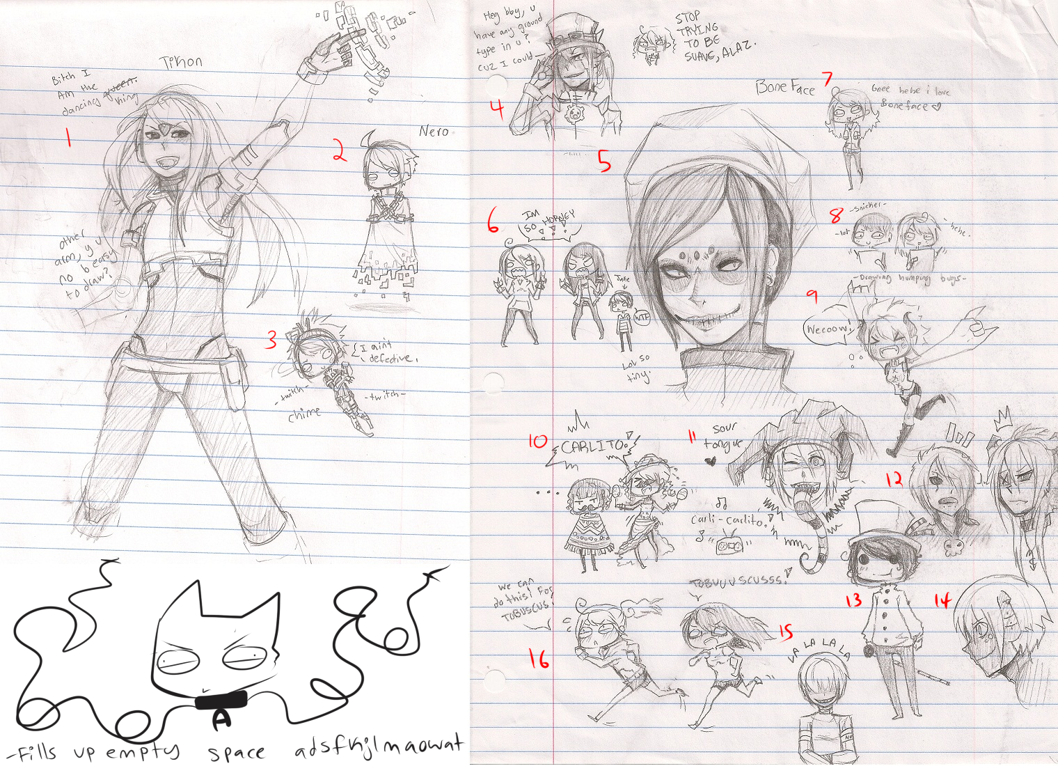 School doodles mini dump