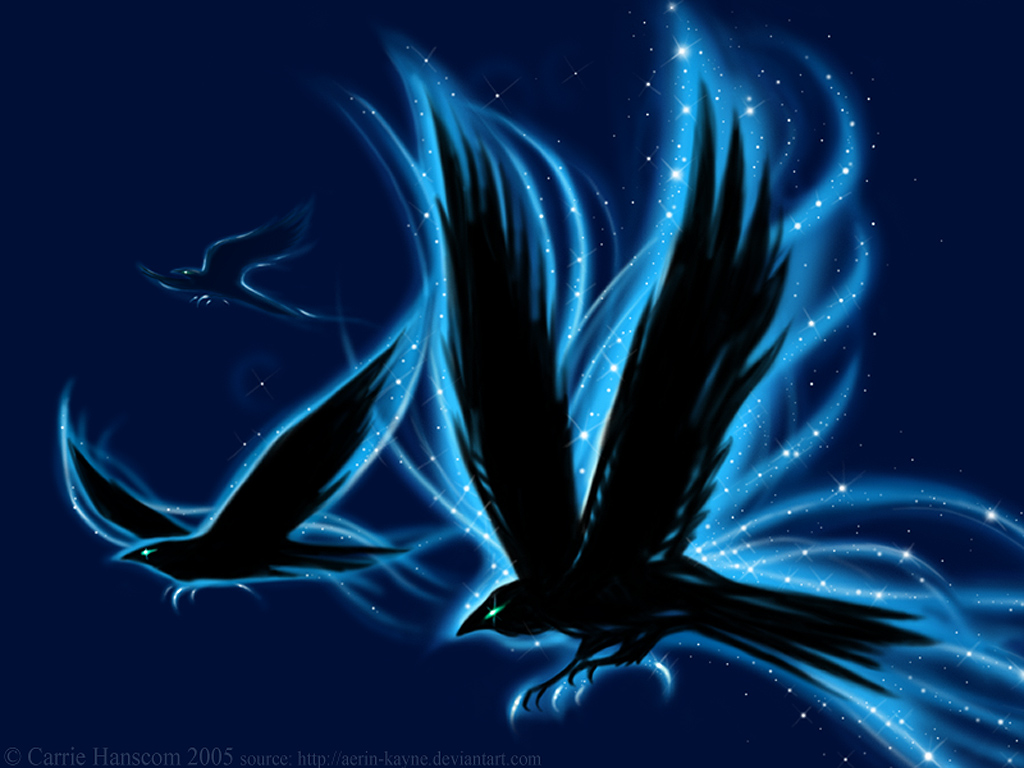 Ravens Wallpaper -detail-