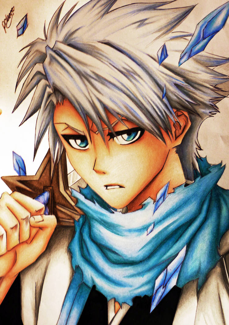 Drawing Toshiro Hitsugaya (New Look ) By Polaara On Deviantart