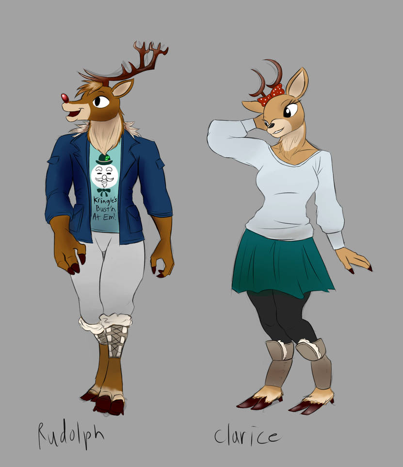 Rudolph and Clarice by SleepingEel on DeviantArt