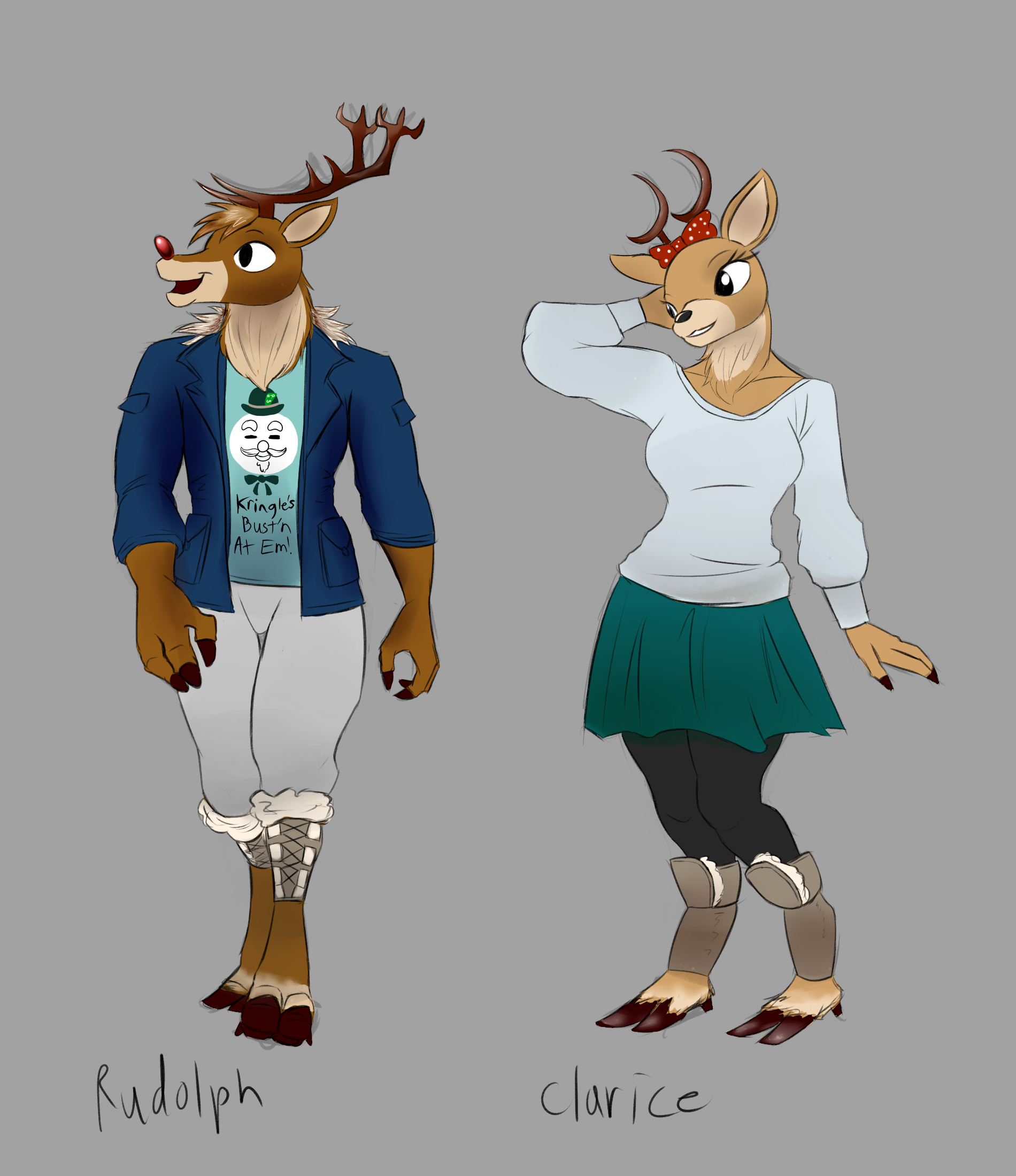 Фурри Rudolph Reindeer