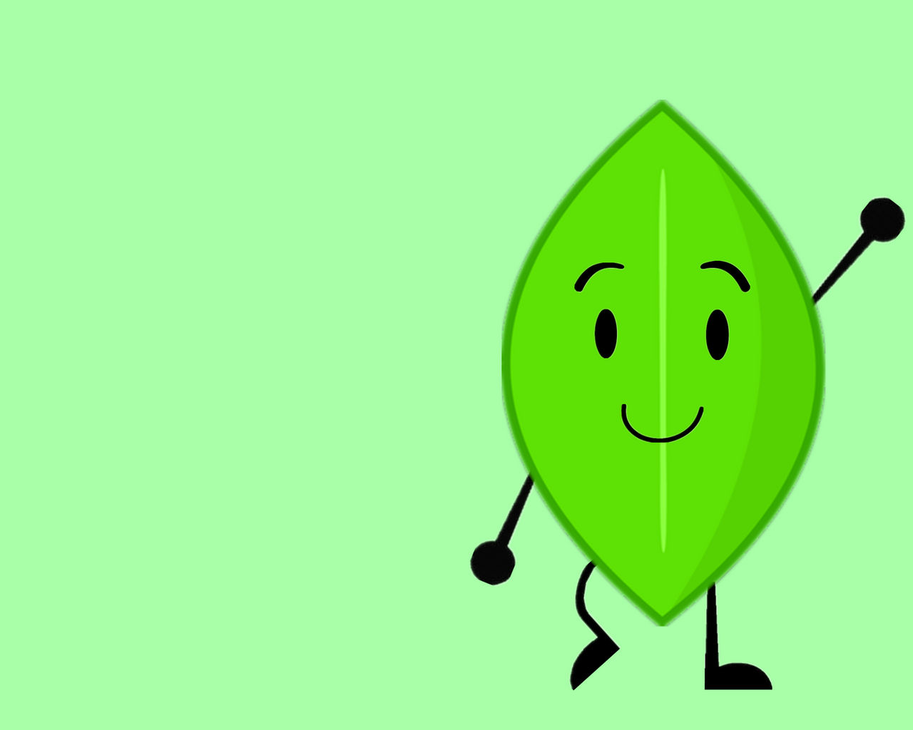 BFDI Leafy Wallpaper by Phoenix-Leafy on DeviantArt