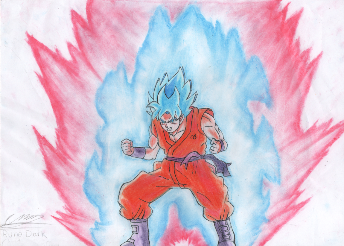 Goku Super Saiyan Blue Kaioken by Cristojo96 on DeviantArt Goku Super Saiyan Blue Kaioken by Cristojo96 on DeviantArt