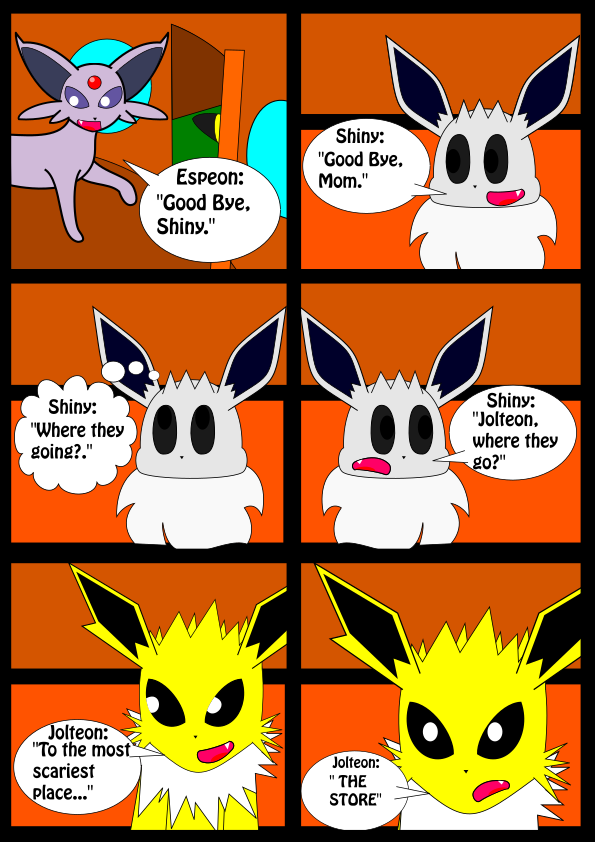 Eevee mini comic 1the store by realangelthegamer on DeviantArt