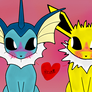 Jolteon X Vaporeon
