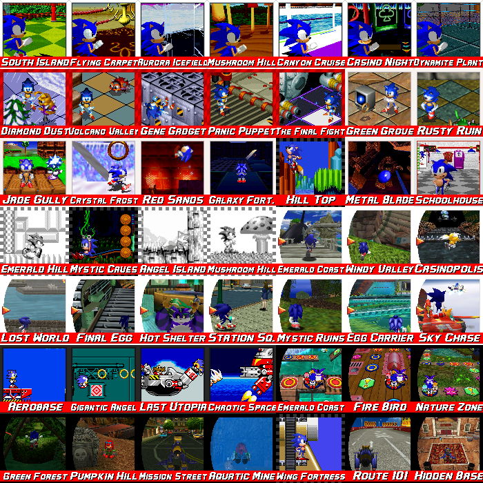 Sonic Zone Collage