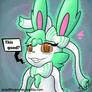 Spearmint smiling for the camera