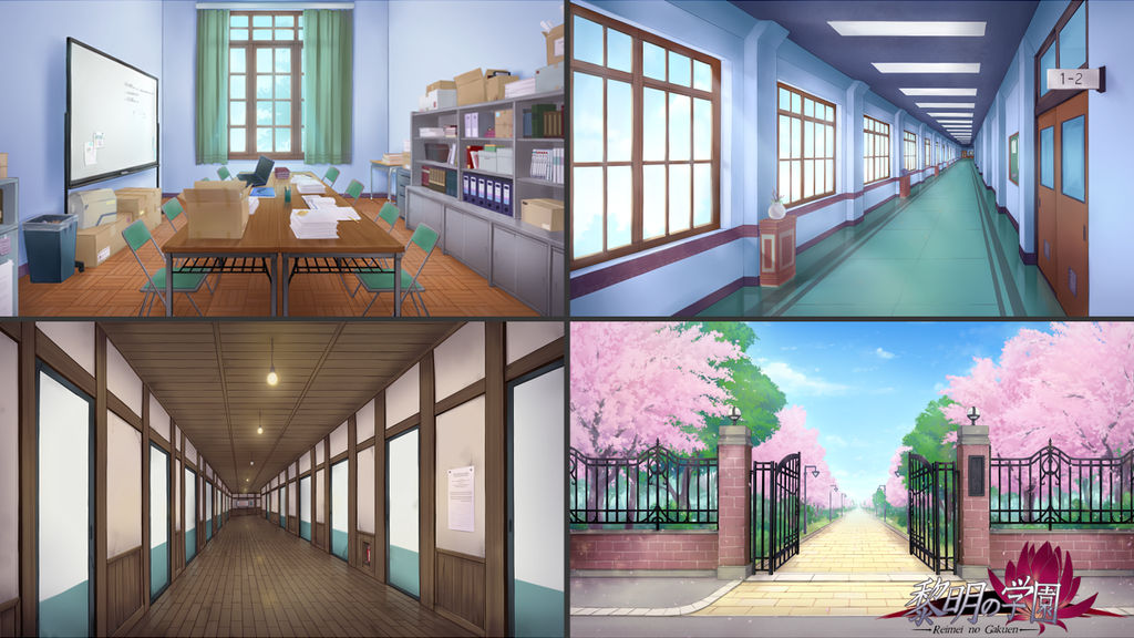 Reimei no Gakuen - Backgrounds by RaikonKitsune