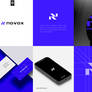 NOVOX Technology Modern Logo Design, Branding