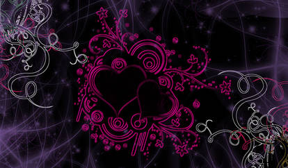 heart and swirls