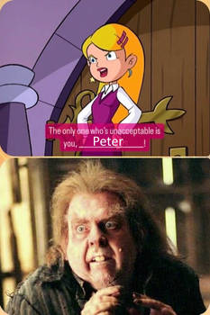 Sabrina calls Peter Pettigrew unacceptable