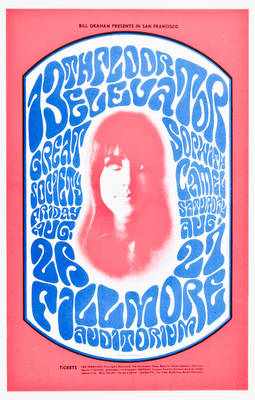 1966 13th Floor Elevators @ Fillmore Poster