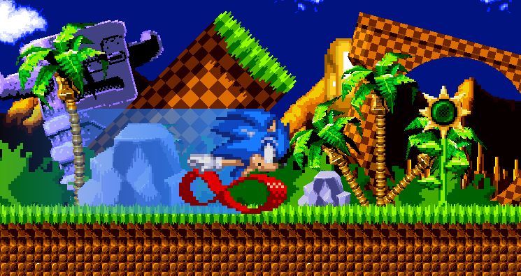 Green Hill Zone 3D by SmashToons on DeviantArt