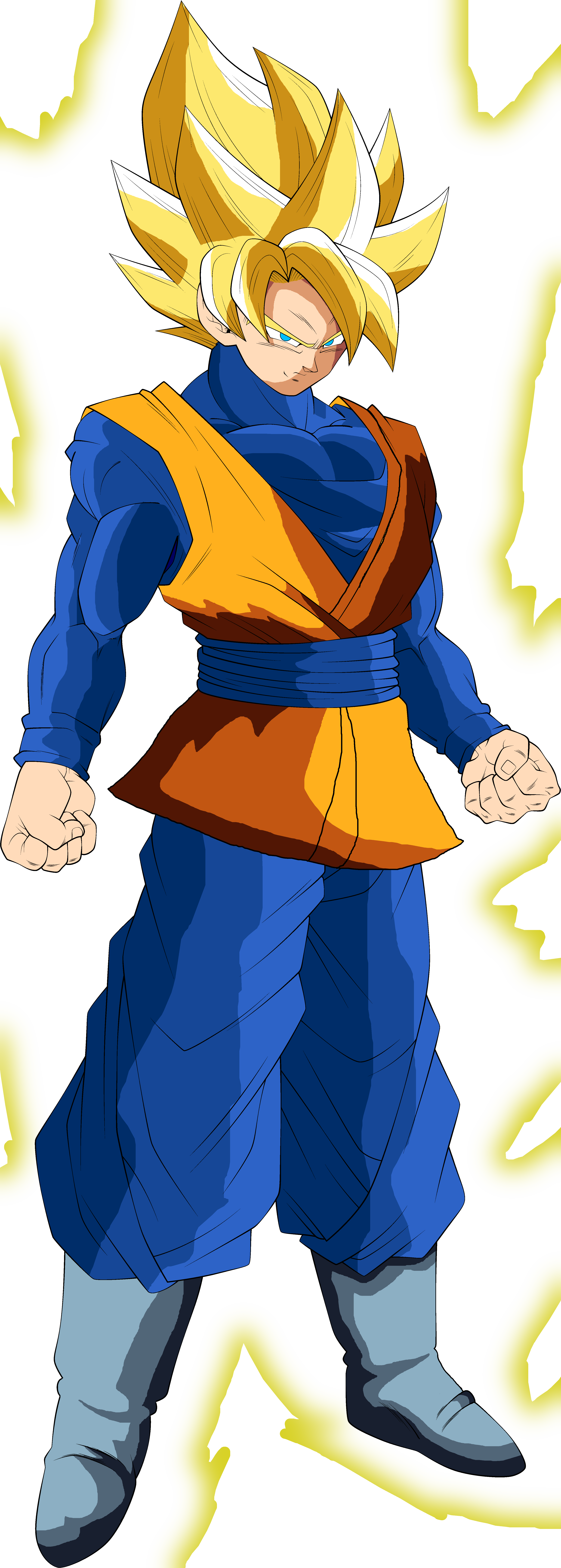 Goku Super Saiyan Blue by ChronoFz on DeviantArt