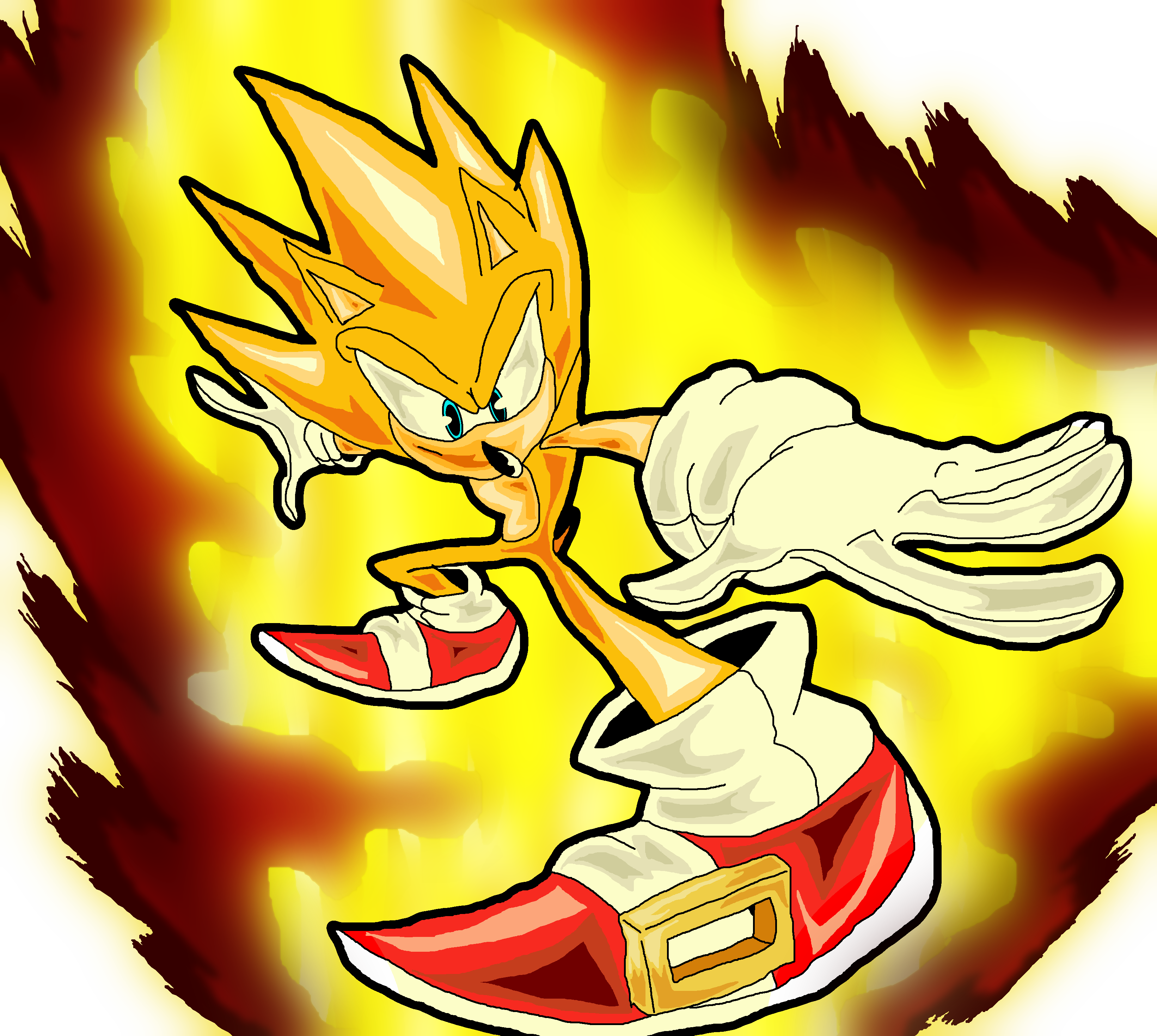 Super Sonic is ready by Geki696 on DeviantArt