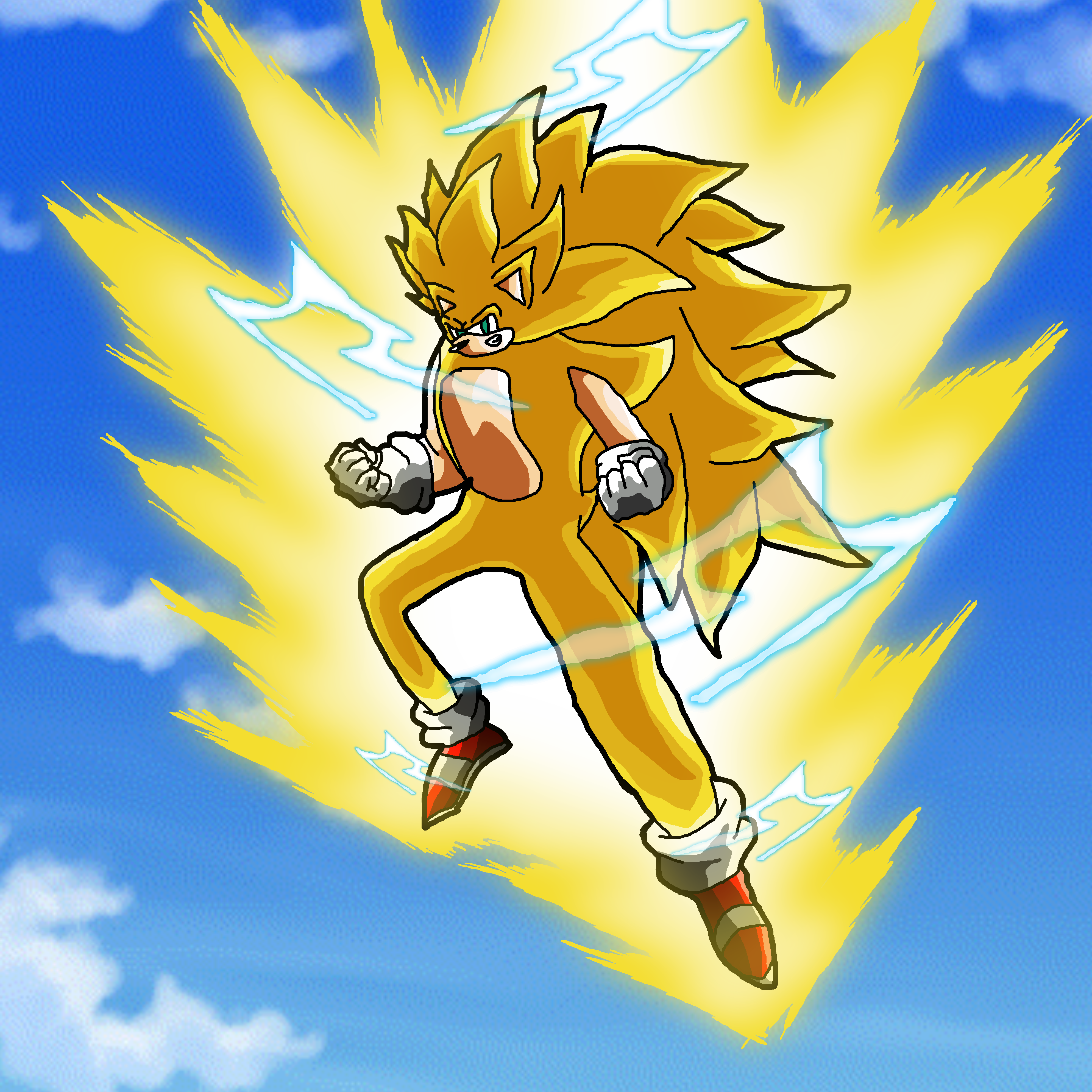 SUPER SONIC 1 (GT) by SarkenTheHedgehog on DeviantArt