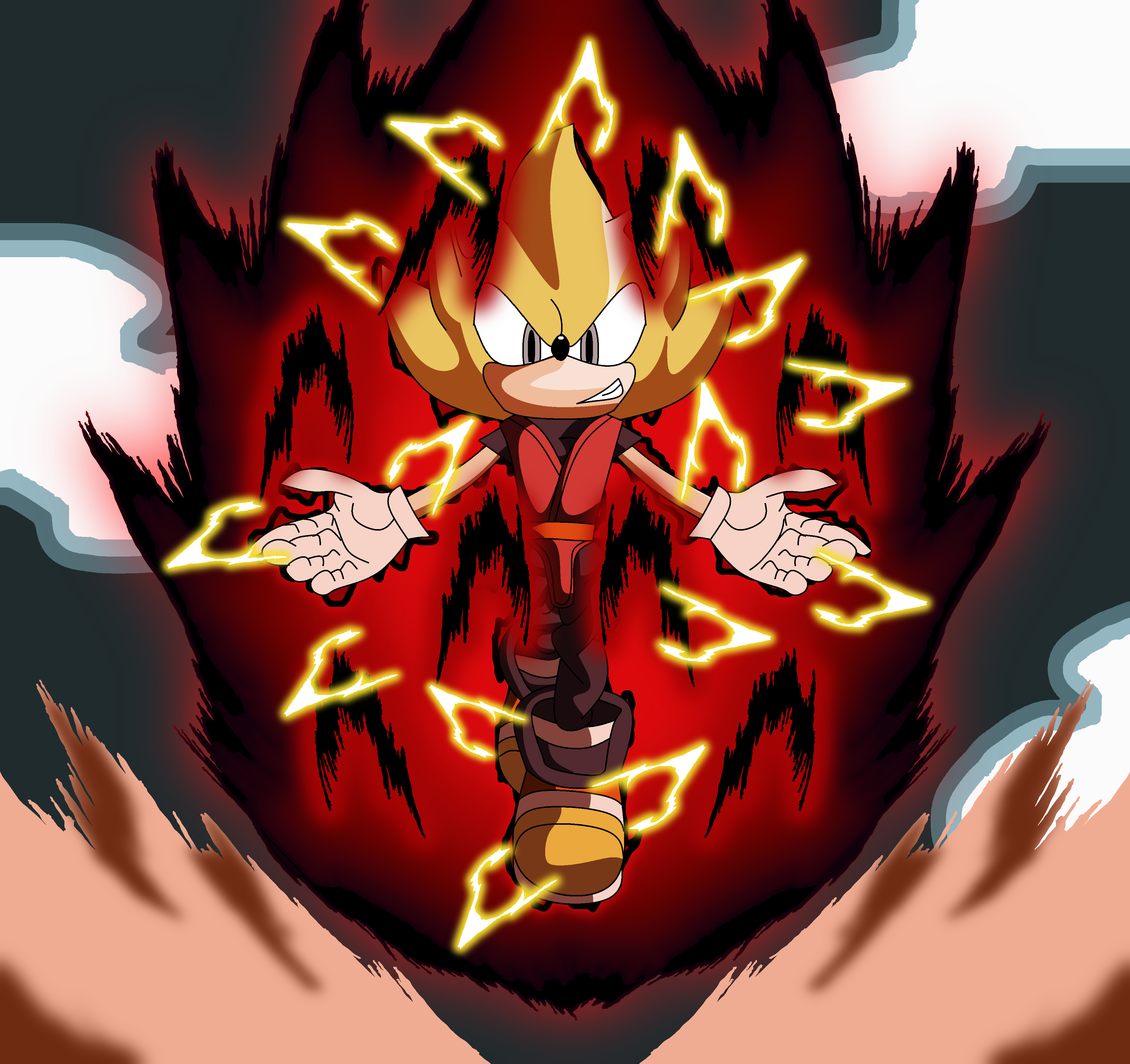 Goku AF - Super Saiyajin 5 Negativo (SSJ7 Fase 5) by SebaToledo on  DeviantArt