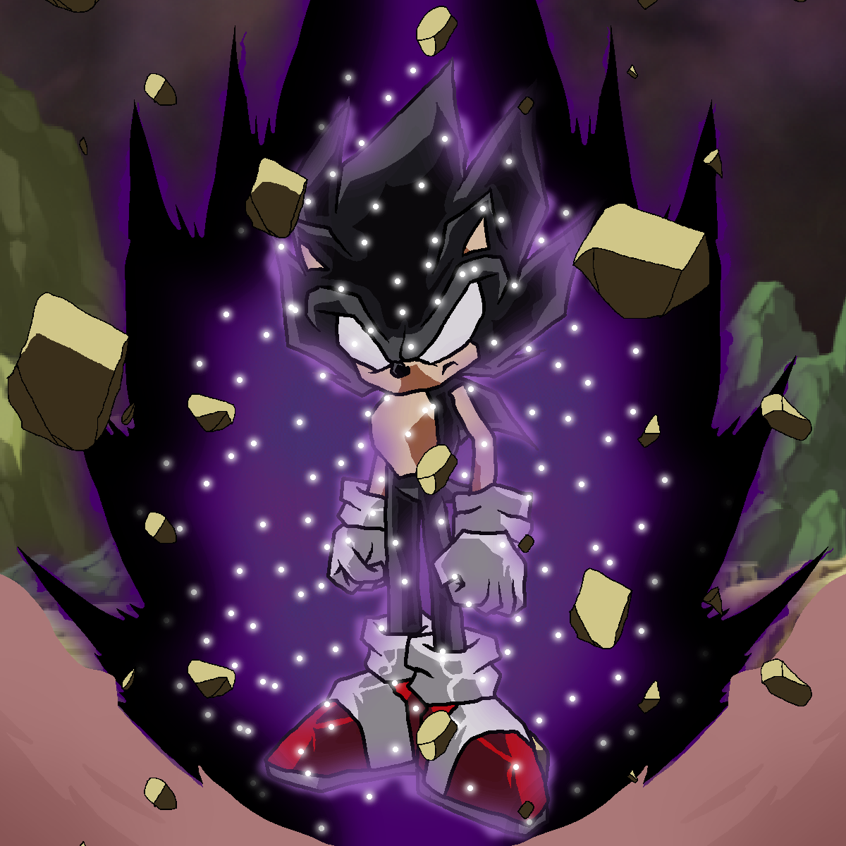 Dark Rage Mode Sonic's dark rage by UkrainianSonicArts on DeviantArt