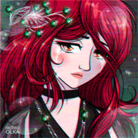 Cinnabar (icon commish) + YouTube (process video) by retroolka