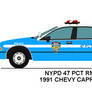 NYPD 1991 Chevy Caprice 47PCT