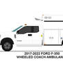 2017-2022 Ford F-250 Wheeled Coach Ambulance