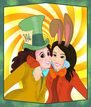 Miss Hatter and Miss March Hare