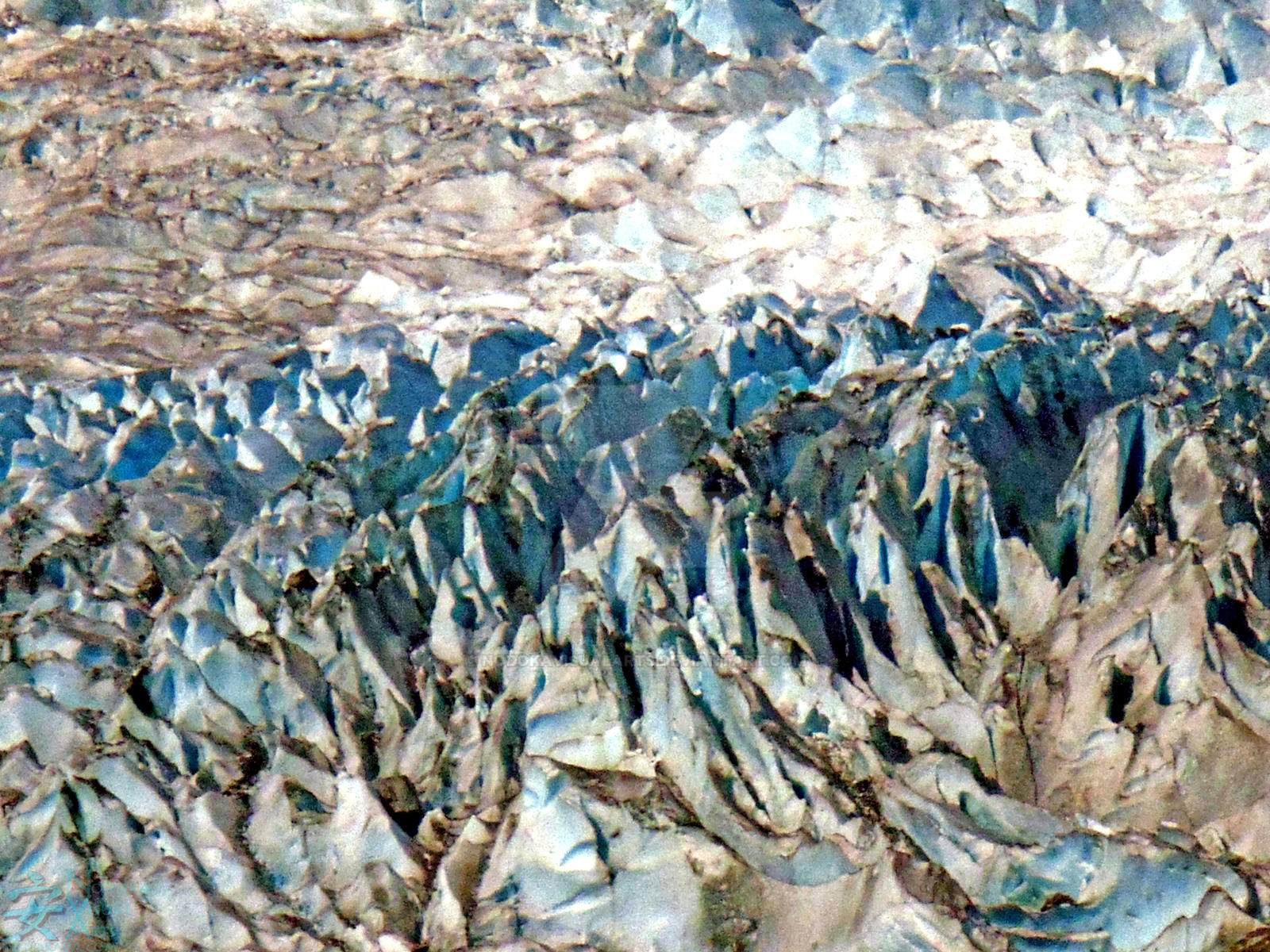 Mendenhall Glacier Extreme Closeup 3/7