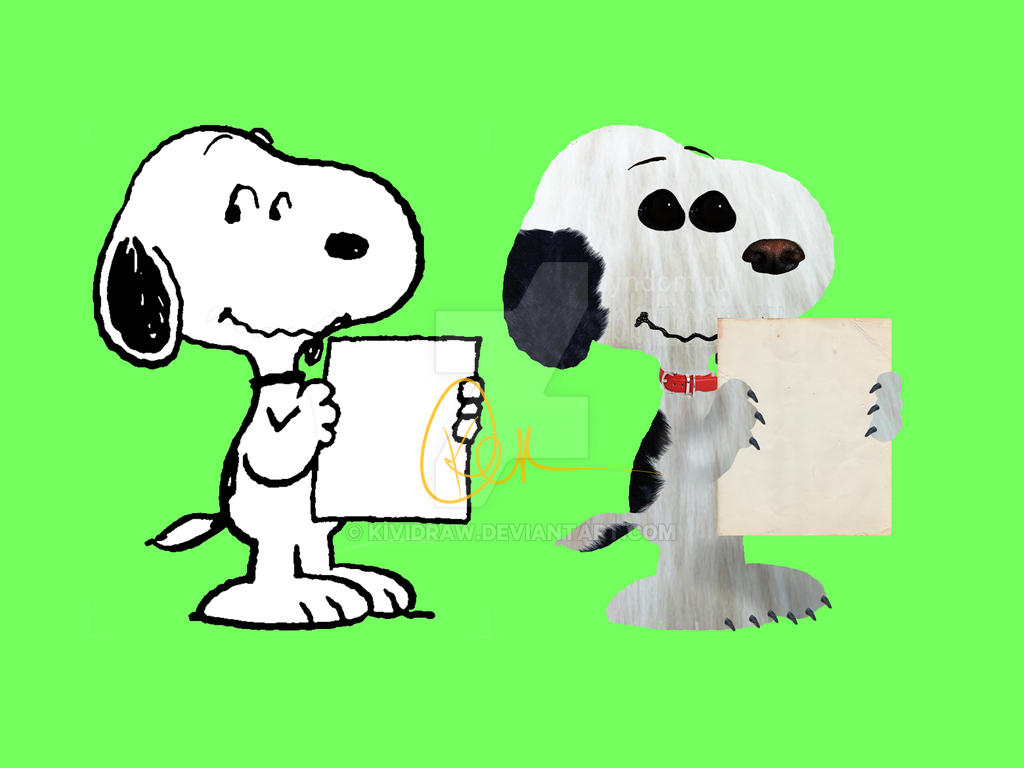 Snoopy In Real Life By Kividraw On Deviantart