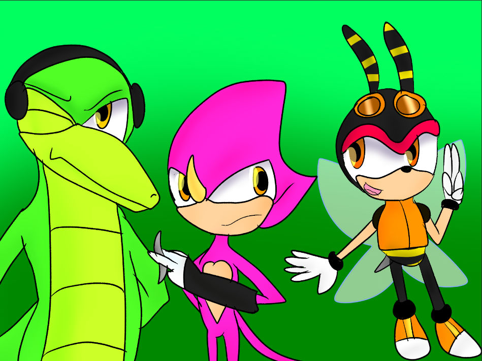 Team Chaotix by Ponyluve09 on DeviantArt