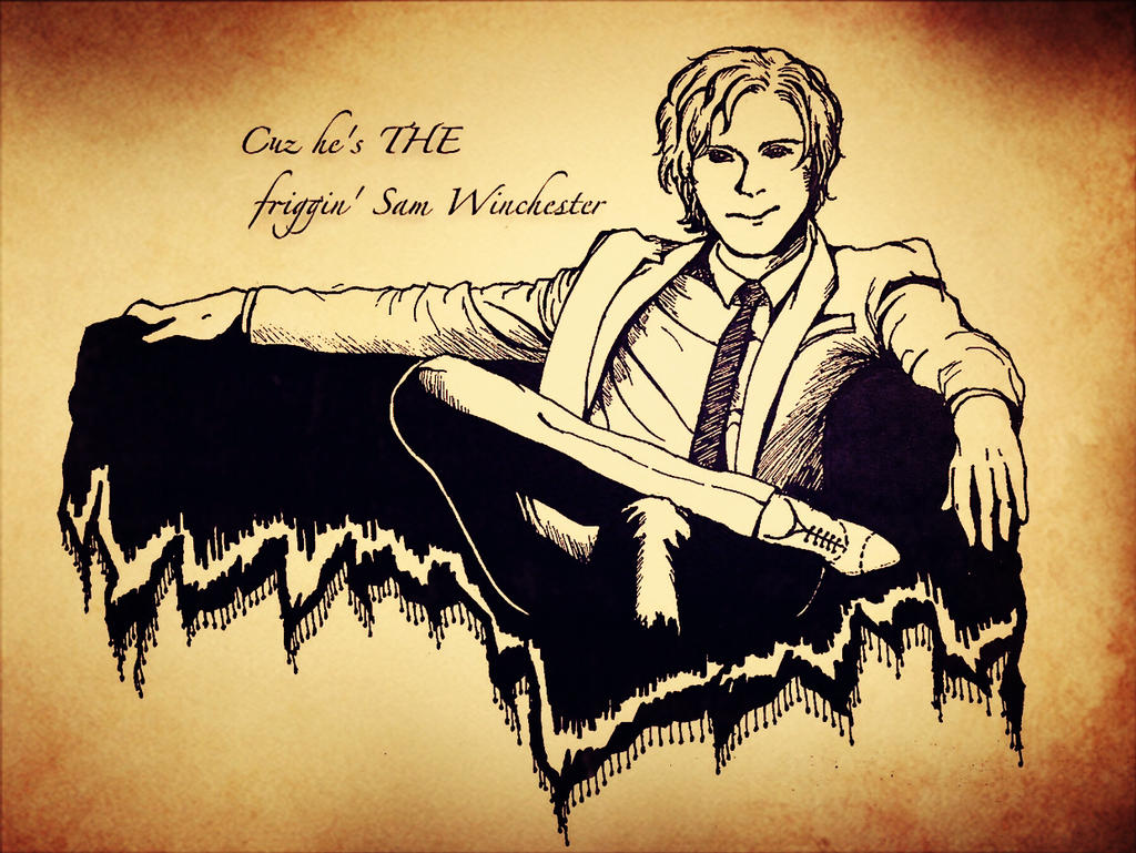 Demon!Sam Winchester in a suit by Sammie-Winchester101 on DeviantArt