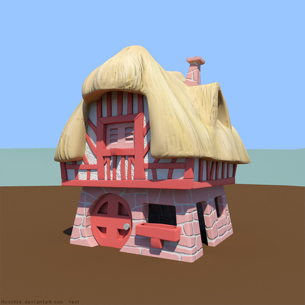 White rabbit's house 3D by hoschie on DeviantArt