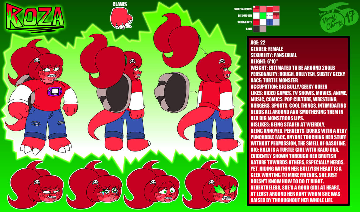 Red Roz Shira Roza (New Redesign) by VrryChrry17 on DeviantArt