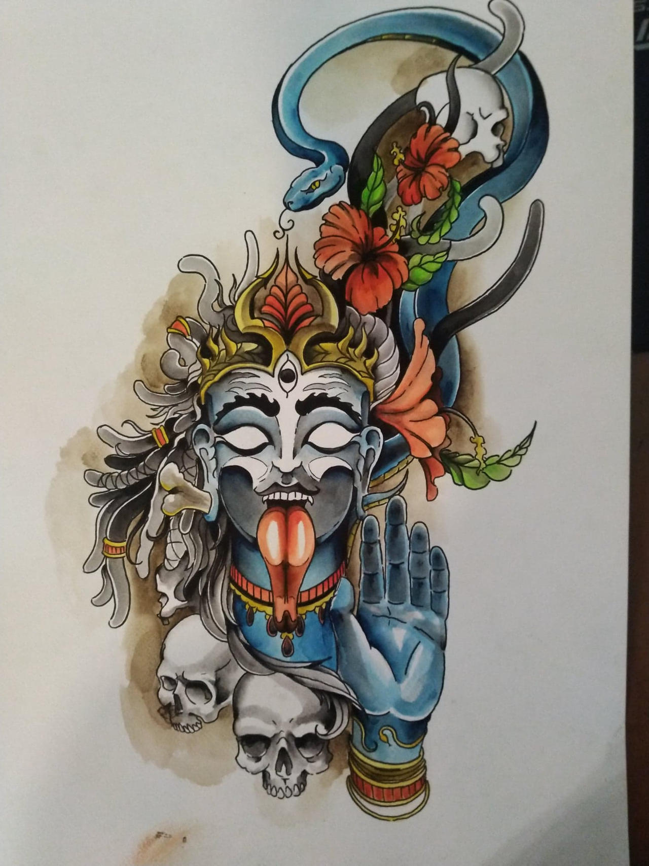 Kali Holy Mother by ink-well-tattoos on DeviantArt