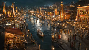A Night in the Golden Harbor