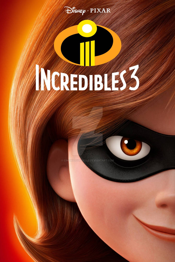 Disney Pixar Incredibles 3 Movie Poster by CinemaloungeLLC on DeviantArt