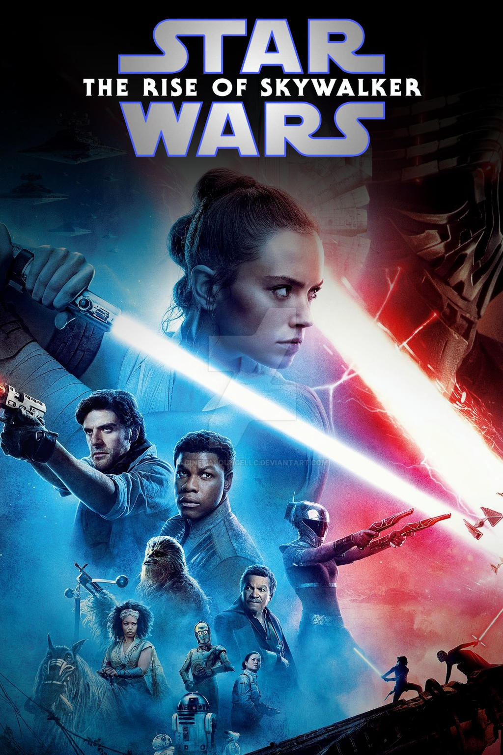 Star Wars The Rise of Skywalker Movie Poster by CinemaloungeLLC on ...