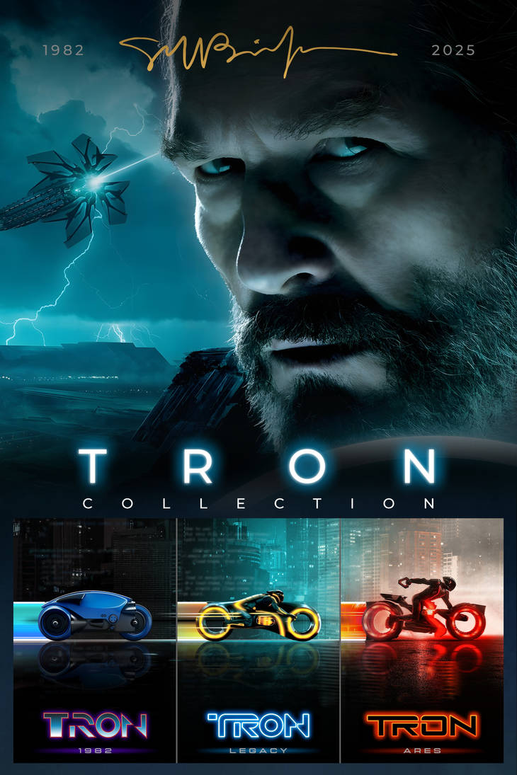 Tron Collection Poster Tron Trilogy Collection Poster by CinemaloungeLLC on DeviantArt