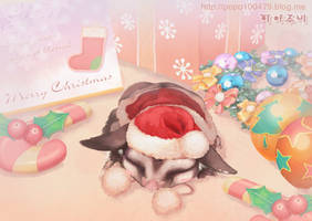 happy Christmas sugar glider