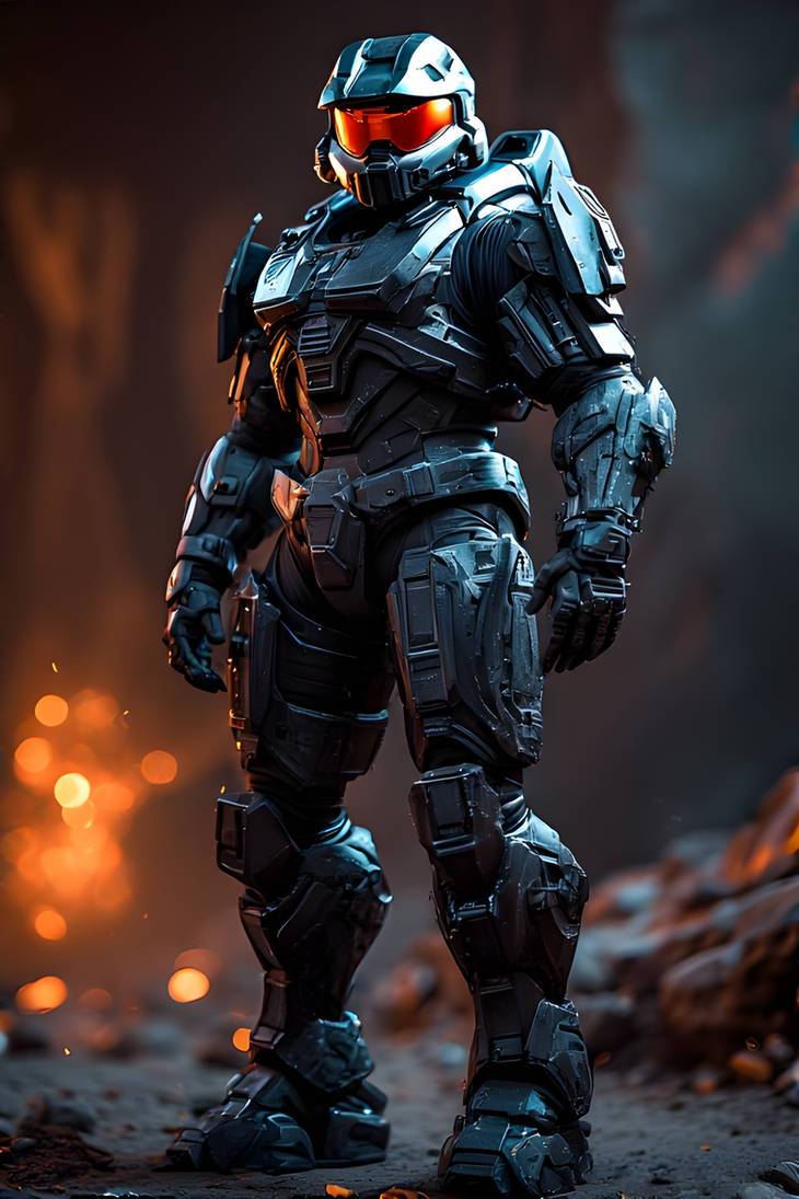 Master Chief in some new armor by Brad1009 on DeviantArt