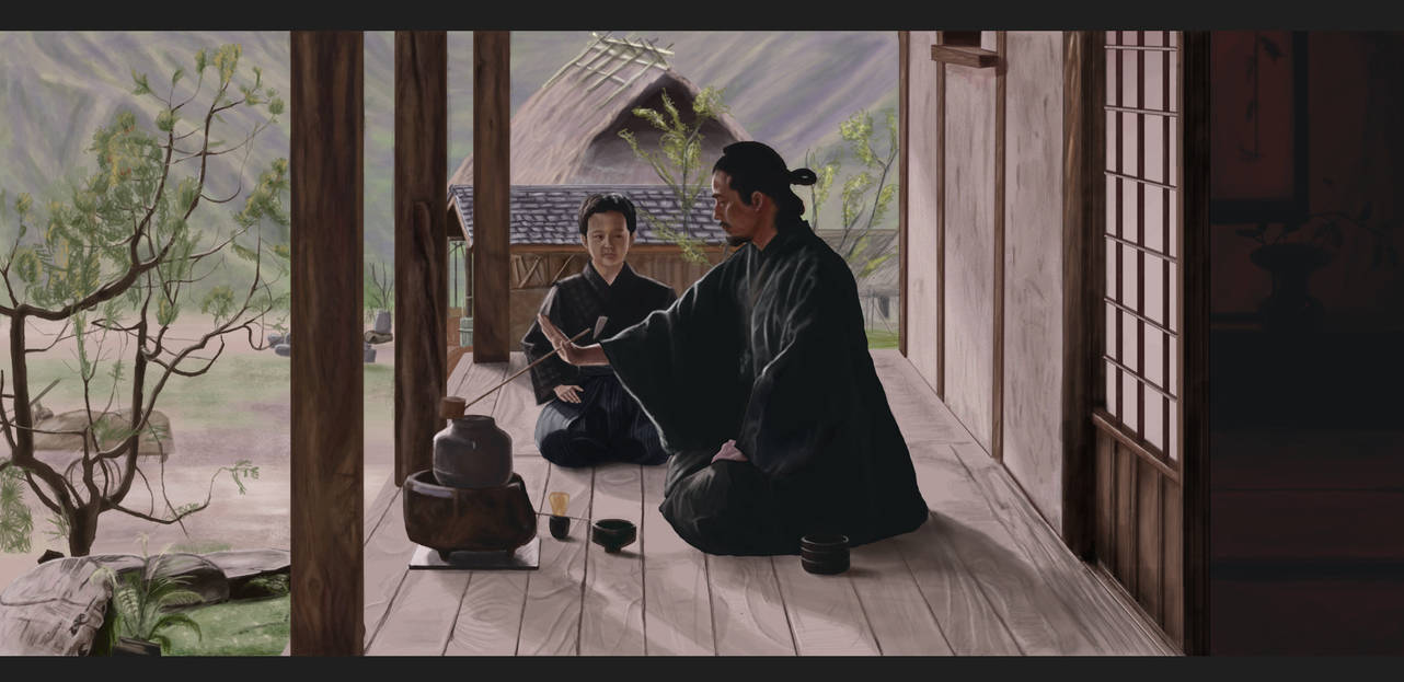 Жизнь учителя дзен. Чайная церемония самураев. Ученик самурая. Чай Самурай.