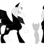 achromatic pony design